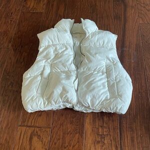 White Puffer Vest